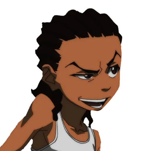 Стикер 😏 из набора The Boondocks