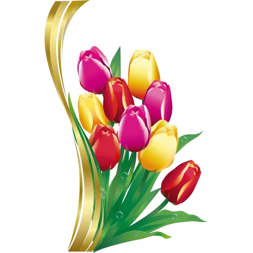 Стикер 🌷 из набора Tulips Club