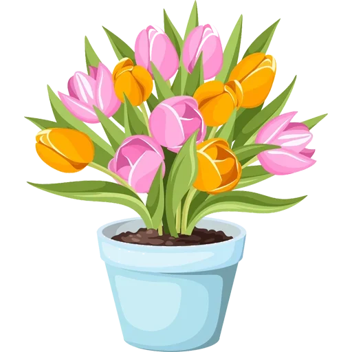 Стикер 🌷 из набора Tulips Club