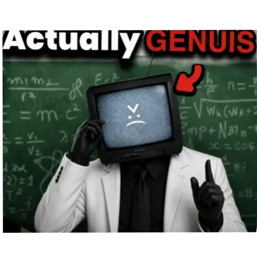 Стикер 🤓 из набора Tv uchyonye