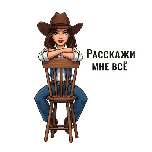 Стикер 👋 из набора Вестерн