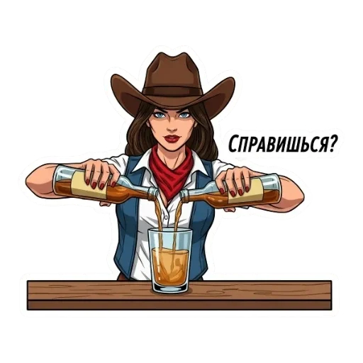 Стикер 🎉 из набора Вестерн