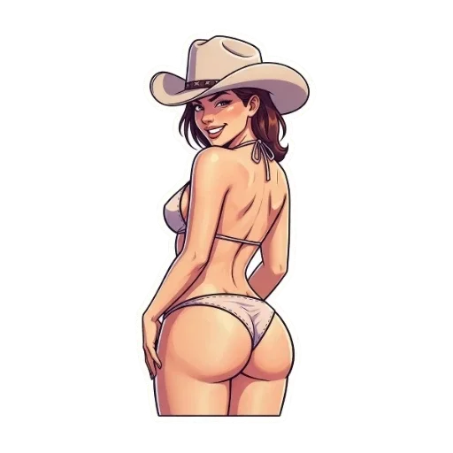 Стикер 🍑 из набора Вестерн