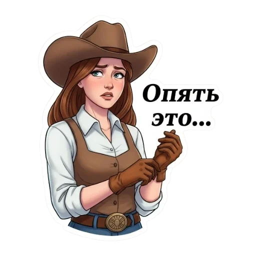 Стикер 🔁 из набора Вестерн