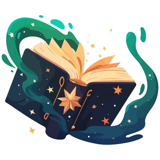 Стикер 📖 из набора White Witch Juliya Djay