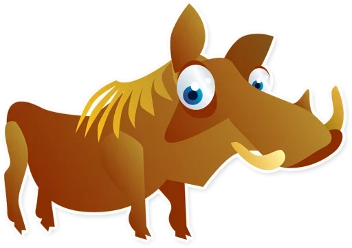 Стикер 😍 из набора Funny Animals