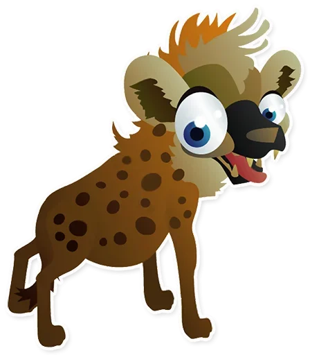 Стикер 😍 из набора Funny Animals