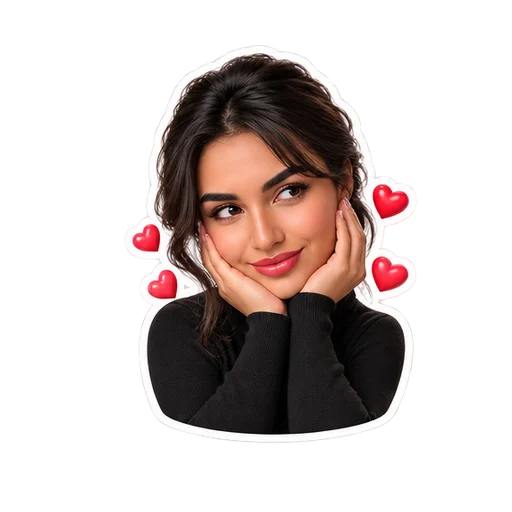 Стикер 🥰 из набора 𓄂𝒜࿐eᴍᴏᴊí