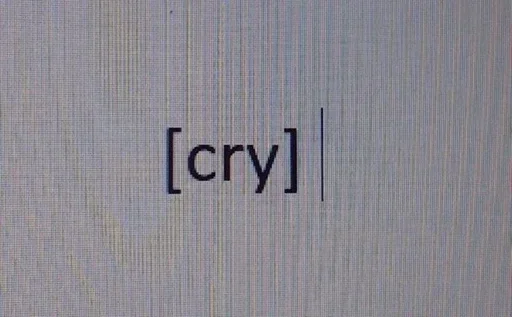 Стикер 😭 из набора Cute Texts