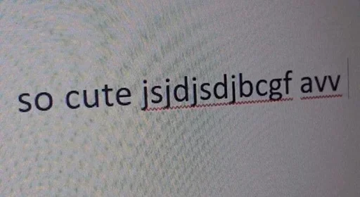 Стикер 😩 из набора Cute Texts