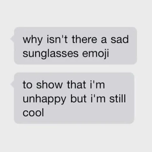 Стикер 💀 из набора Cute Texts