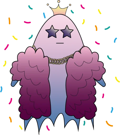 Стикер 😎 из набора ghost princess