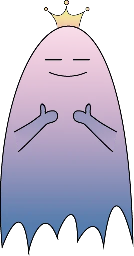 Стикер 👍 из набора ghost princess
