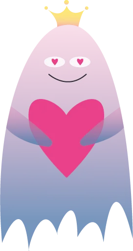 Стикер ❤️ из набора ghost princess