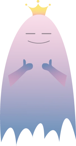 Стикер 👍 из набора ghost princess