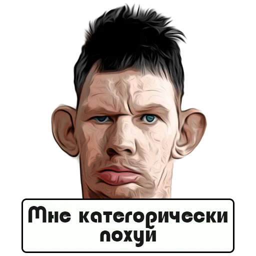 Стикер 🖕 из набора Glad Valakas