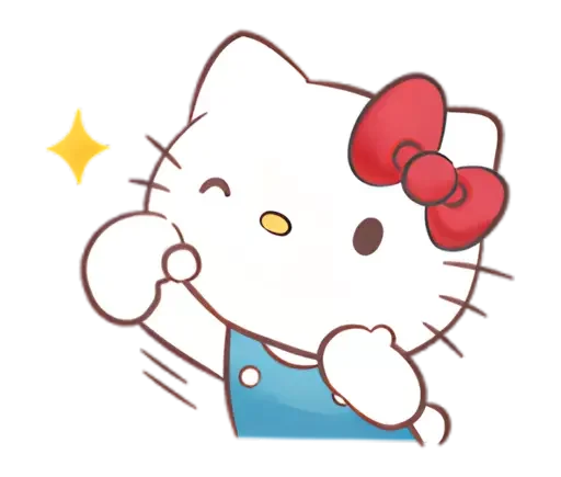 Стикер 😉 из набора 💗 .ℎ𝑒𝑙𝑙𝑜 𝑘𝑖𝑡𝑡𝑦. : : 💗