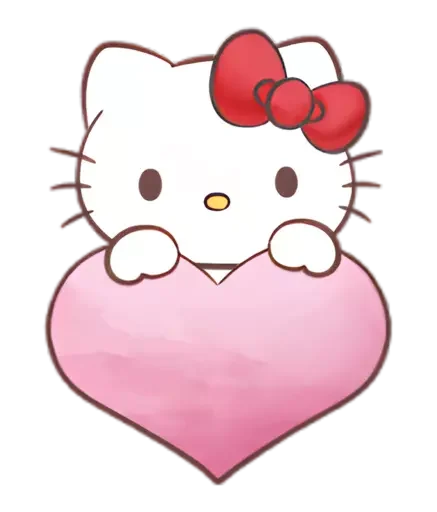 Стикер 💗 из набора 💗 .ℎ𝑒𝑙𝑙𝑜 𝑘𝑖𝑡𝑡𝑦. : : 💗