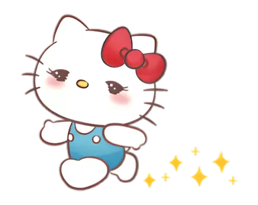 Стикер 😍 из набора 💗 .ℎ𝑒𝑙𝑙𝑜 𝑘𝑖𝑡𝑡𝑦. : : 💗