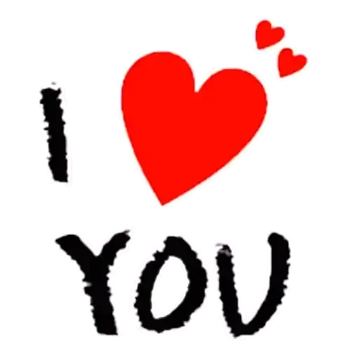 Стикер ❤️ из набора Love U