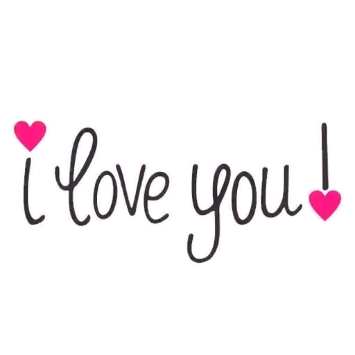 Стикер ❤️ из набора Love U