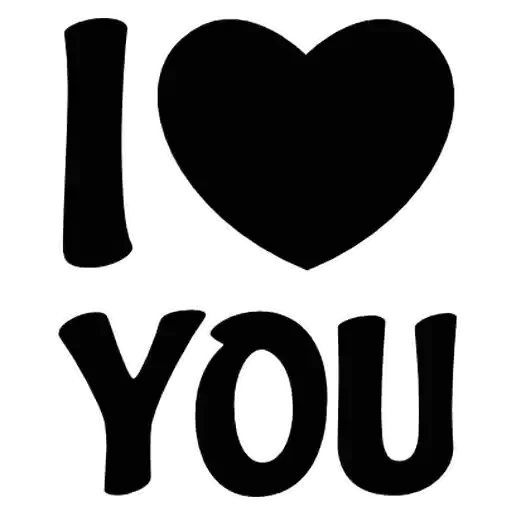 Стикер ❤️ из набора Love U