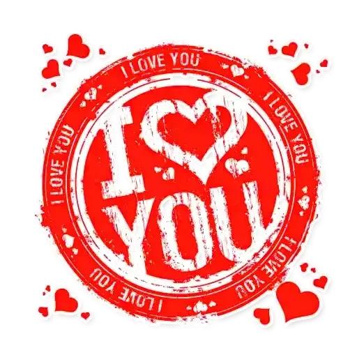 Стикер ❤️ из набора Love U
