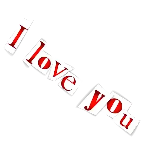 Стикер ❤️ из набора Love U