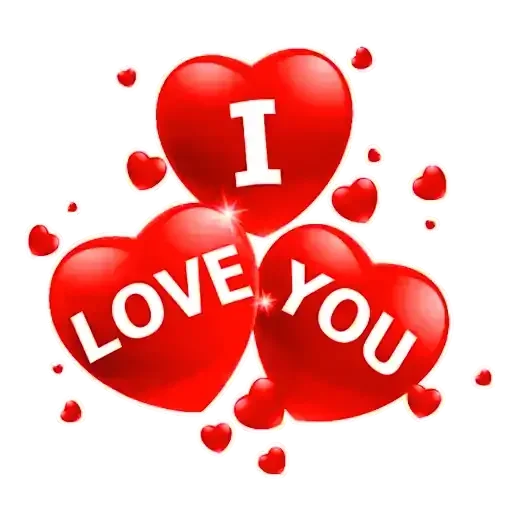 Стикер ❤️ из набора Love U