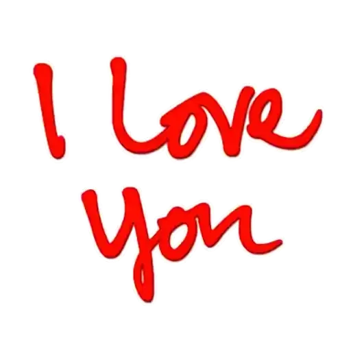 Стикер ❤️ из набора Love U