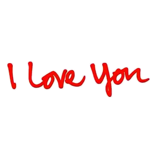 Стикер ❤️ из набора Love U