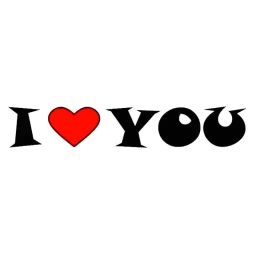 Стикер ❤️ из набора Love U