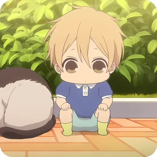 Стикер 💗 из набора kotaro