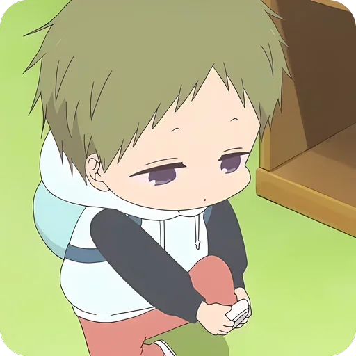Стикер 💗 из набора kotaro