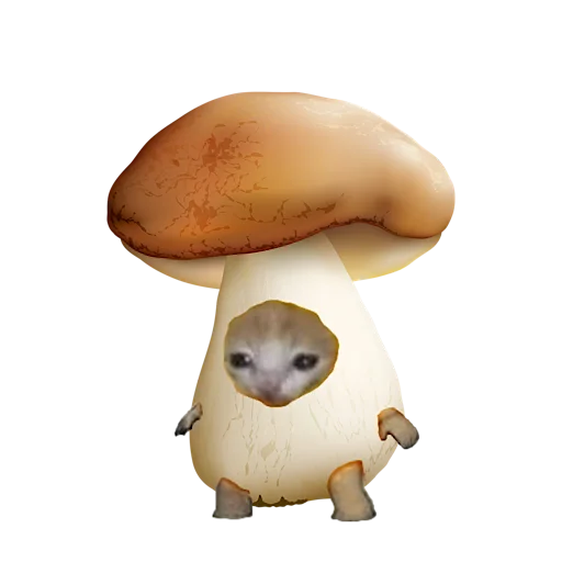 Стикер 🍄 из набора котики овощи коты фрукты