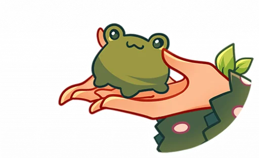 Стикер 🐸 из набора Лиф без надписей ->