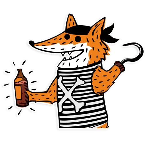 Стикер 😚 из набора Pirate