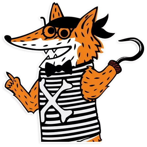 Стикер 😚 из набора Pirate