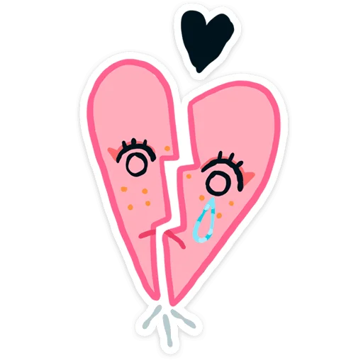 Стикер 💔 из набора Маришка ::