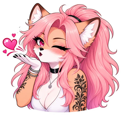 Стикер 💋 из набора Murphy