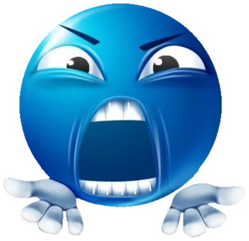 Стикер 😠 из набора <-- стикеры тут