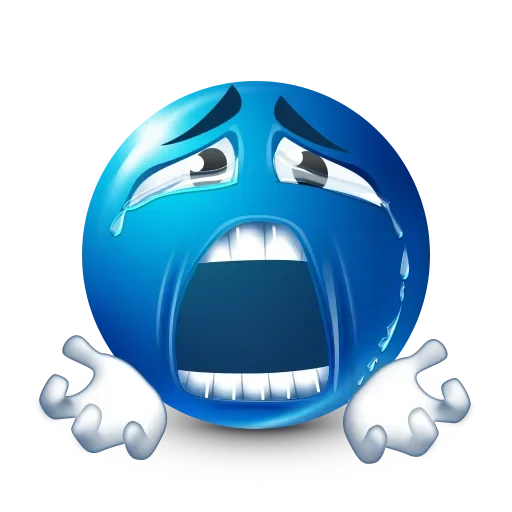 Стикер 😭 из набора <-- стикеры тут