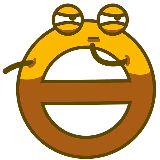 Стикер 🙃 из набора Roundness