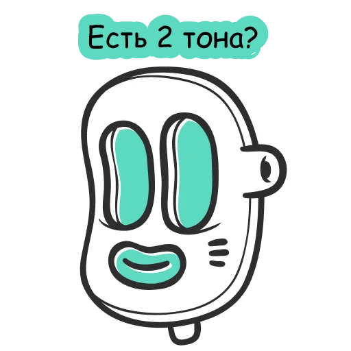 Стикер 😇 из набора 