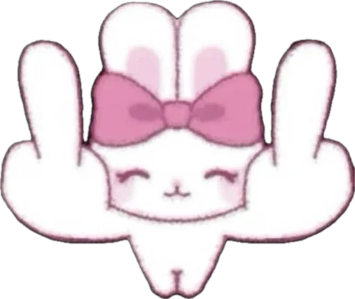 Стикер 🤩 из набора ૮꒰ ˶> ༝ < ྀི˶꒱ა