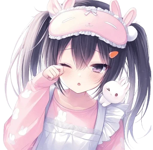 Стикер 🤍 из набора ૮꒰ ˶> ༝ < ྀི˶꒱ა