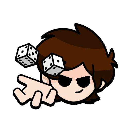 Стикер 🎲 из набора Alan Snaller