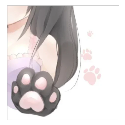 Стикер 🐾 из набора >-< тгк -