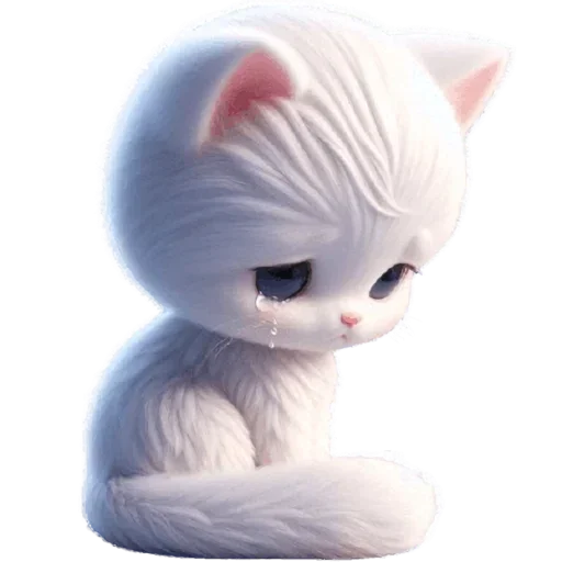 Стикер 😢 из набора >-< тгк -