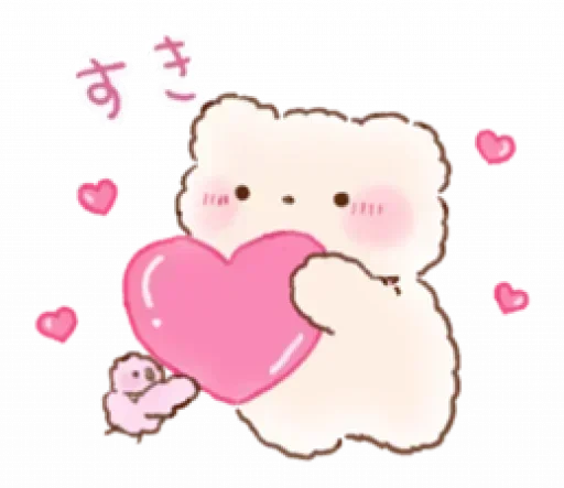 Стикер ❤ из набора >-< тгк -